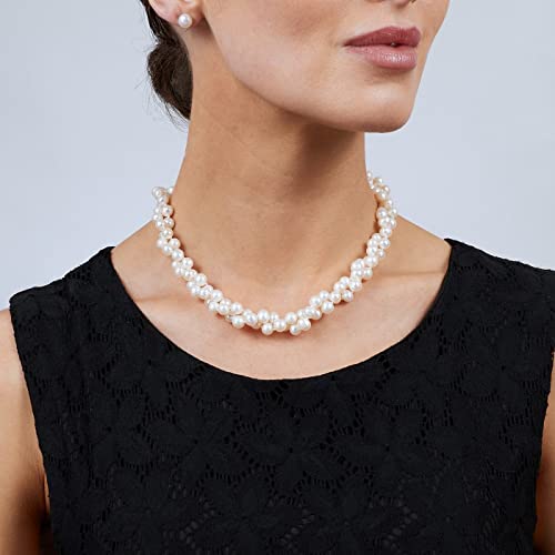 Collier de perles d'eau douce naturelles 7 mm, le cadeau idéal
