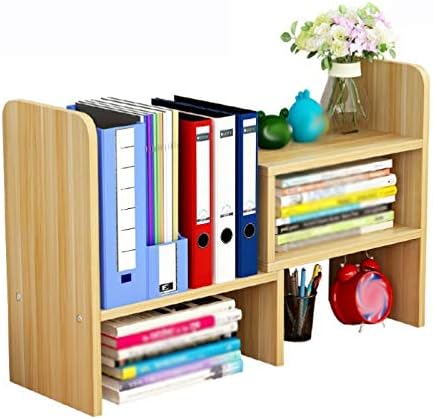 GELTDN - Estantería de escritorio, estante de almacenamiento, estantería de almacenamiento en mesa, estantería de escritorio, ahorra espacio para