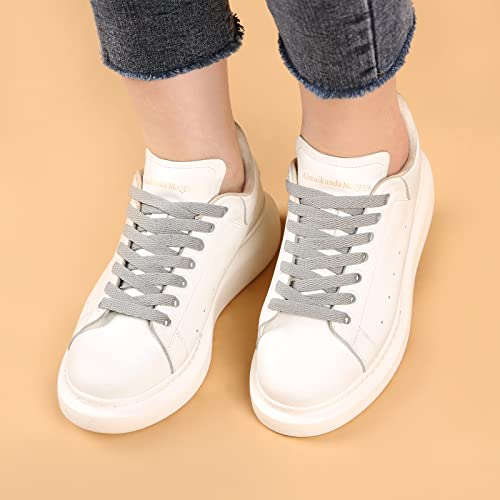 Image of ZHENTOR 3 Pair Flat Shoe Laces for Sneakers, Shoelaces for Sneakers Athletic Running Shoes Boot Strings