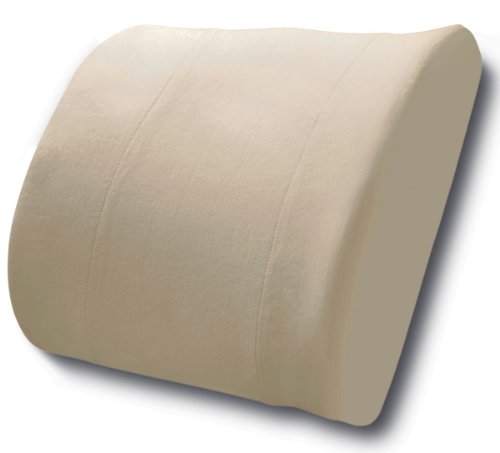HoMedics OT-LUM Therapy Lumbar Cushion Support Pillow with Velour Cover