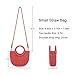 Womens Straw Beach Bag Woven Crossbody Shoulder Bags Top Handle Satchel Handbag Purse for Summer (Red)