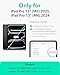 ESR for iPad Pro 13 Inch Case (M5/M4) 2025/2024, Powerful Magnetic Attachment, Slim Trifold Stand Case, Supports Pencil Pro & Pencil(USB-C), Auto Wake/Sleep, Durable Protection, Rebound Series, Black