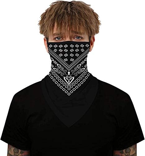 Arkim Balaclava Face Mask. Motorcycle Cycling Neck Warmer for Helmet, Ski Face Mask UV Protector Scarf Neck Gaiters Dust Wind Washable