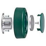 Premium Reparatur-Set Rad Alu passend für Vorwerk Elektrobürste EB 350 351 351 F - Bestleistung beim Saugen - Hochwertige Qualität
