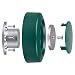 Produktbild Premium Reparatur-Set Rad Alu passend für Vorwerk Elektrobürste EB 350 351 351 F - Bestleistung beim Saugen - Hochwertige Qualität