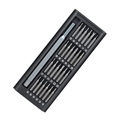 Milageto Kit de chave de fenda multifuncional, ferramenta manual 25 em 1 com caixa de armazenamento