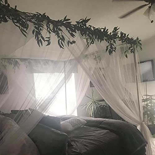 Obokidly Long Willow Vine Plants Bed Curtain Bedroom Decoration For Adults Girls Boys Bed Canopies Child Gift (One Size, Green-Decoration Accessories) #TOP5