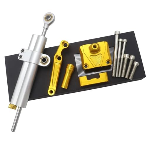 Amortisseur de direction pour Kawasaki Ninja 250 en aluminium CNC de haute précision noir