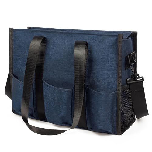 Tote Bag with Compartments and Zipper
