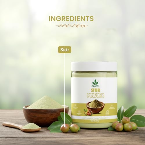 Image of Havintha Herbal Sidr Leaves Powder for Hair & Skin Care, 250g | Made from premium-quality Sidr (Ziziphus) leaves with no added chemicals, artificial colors, or preservatives.