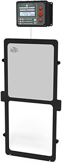 Manna Pro Harris Farms Automatic Chicken Coop Door, Auto Chicken Door for Backyard Coops, Battery Operated, Weather-Resistant, Easy Install Automatic Coop Door