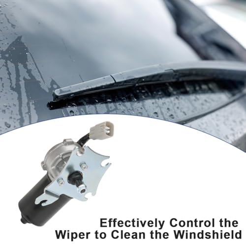 Image of Front Windshield Wiper Motor Compatible with Toyota Corolla 93-97