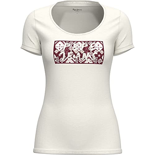 T-shirt Pepe Jeans Brandi femme anti-déformation coupe parfaite