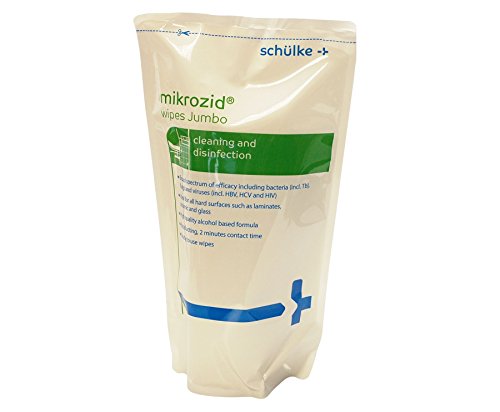 Schulke Mikrozid Tücher Jumbo, 200 Stück (Nachfüllpack) Cover