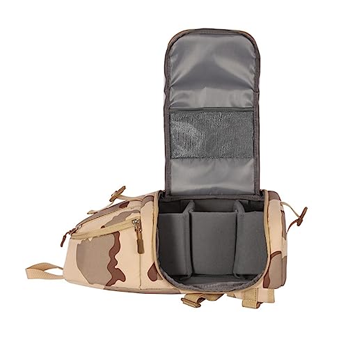 Bolso de hombro para cámara con protección sísmica y patrón de camuflaje exterior 6