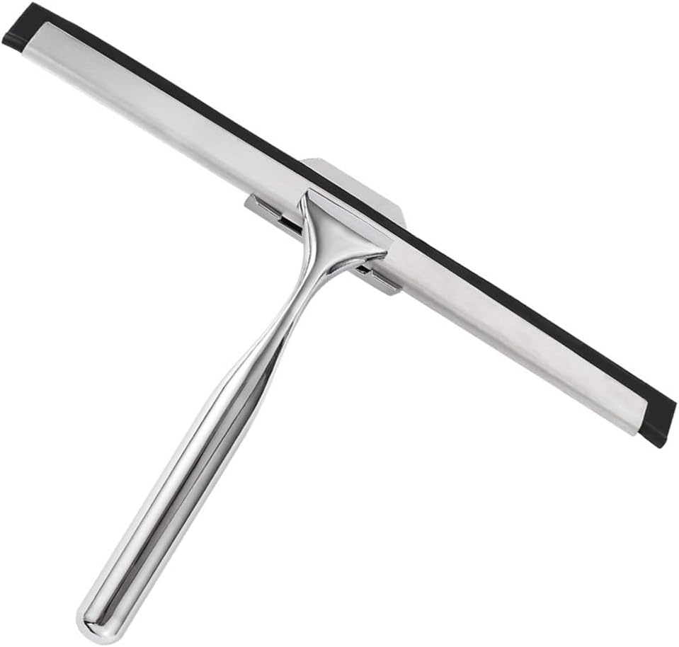 Stainless Steel Cleaning Wiper Bathroom Cleaning Water Trace Scraper Wipe Window Brush Scraper