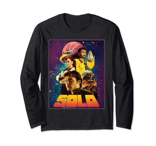 T-shirt Star Wars Han Solo manches longues idéal pour vos soirées cinéma et moments geek