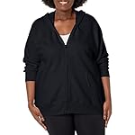 JUST MY SIZE Plus Size ComfortSoft EcoSmart Fleece Full-Zip Women's Hoodie