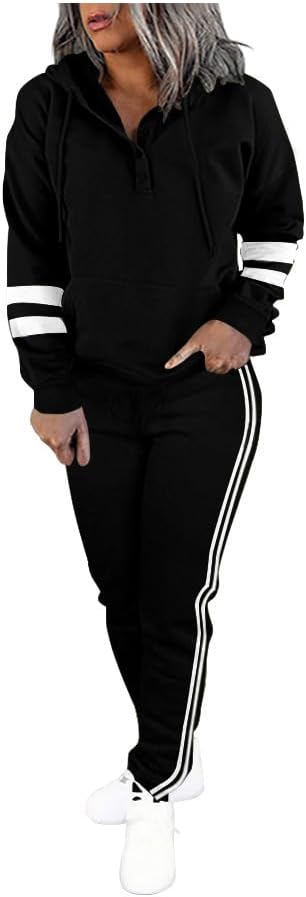 Nimsruc Two Piece Outfits For Women Jogging Suits Casual Sweatsuits Jogger
