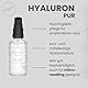 reines Hyaluron Serum hochdosiert vegan Dermaroller geeignet ohne Alkohol empfindliche Haut 50 ml Glasflasche reineoele Hyaluron Pur No20