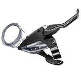 Hycline Bike Shifter ST-EF500,7 Speed Right Brake Lever with Inner Cables,Ergonomic Handle for MTB