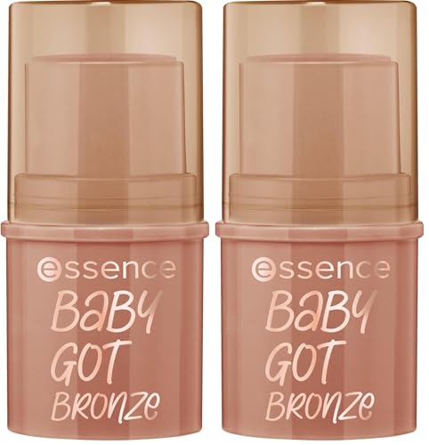 essence BABY GOT abbronzante in stick, naturale, rugiadosa (5.5g) (Confezione da 2)