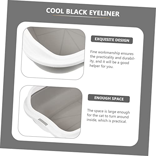 GANAZONO 3 Partidas Caixa Areia Para Gatos Alto Jaqueta Caixinha Areia Para Gatinhos Não Tampa Frigi