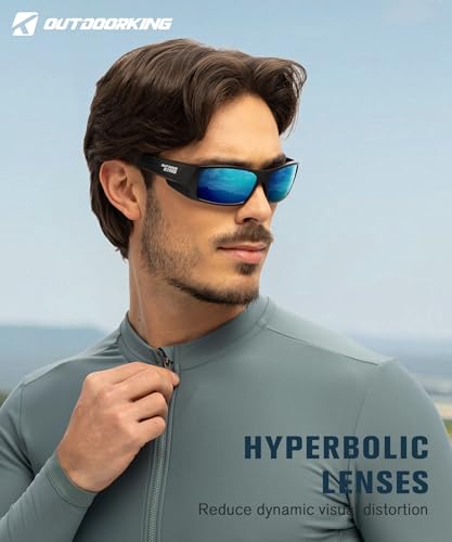 Polarized Sport Sunglasses-for-Men Sun-Glasses: Mens Wrap Sunglasses for Fishing Cycling Running UV400 Protection2