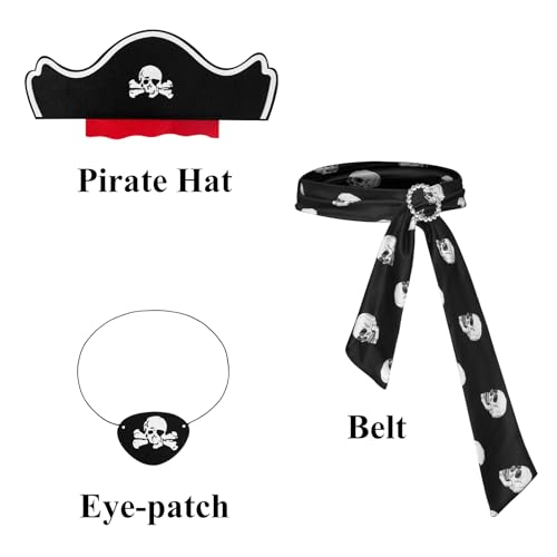 Disfraz de Pirata para Niñas con Accesorios miniatura 5