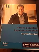 Kaplan Series 7 General Securities Representative Class Notes 1427748012 Book Cover