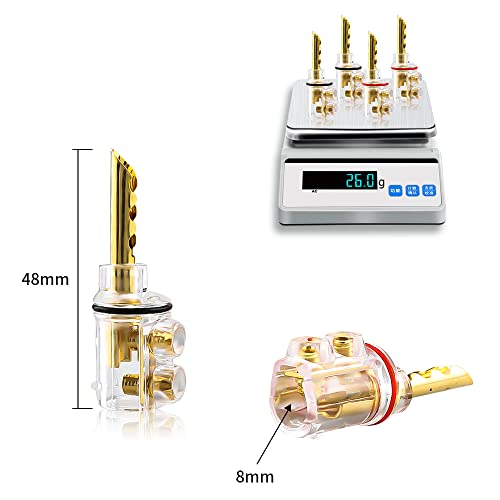 4 Plugs Banana 4mm BFA Con Tornillo con Termo Retráctil miniatura 3