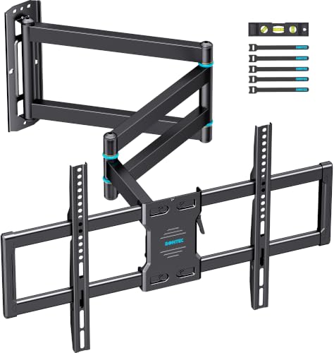 BONTEC Long Arm Corner TV Wall Mount for Most 42-75 Inch TVs