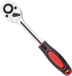 BUTIFULSIC Ratchet Wrench Multifunction Chrome Vanadium Steel Red