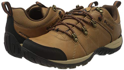 Image of Columbia Men's Trail Low Rise Hiking Boots, Beige Elk Dark Adobe 286, 48