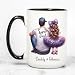 Chabemma Personalized Dad Mug, Dad Gifts, Dad Birthday Gift, Custom Coffee Mug for Dad, Fathers Day Mug From Daughter Son Kids, Dad Gift Mug, Dad Coffee Mug (Father and Daughter C), 11 Oz