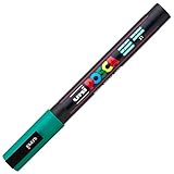 Couleur d'écriture : Vert Uni-Ball marqueur peinture PC-3M, vert émeraude