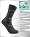 10 Paar Socken Herren 47-50 Baumwolle Business Socken Atmungsaktive Herrensocken, Anzugsocken 15800 (6x schwarz, 2x grau, 2x navyblau)