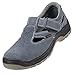 léger Sandales de sécurité Gris antistatique antidérapant Embout en acier 302s1, UK8 - EU42, gris, 140