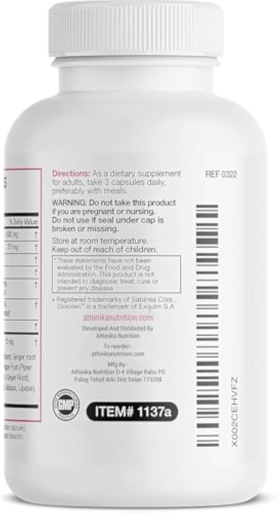 VeinAid Diosmin Vegetarian Capsules for Varicose Vein Support