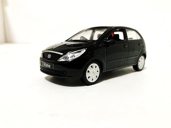 Scale Model Toy Car for Kids-Indica-Vista-Free Wheel (Not Pull Back)-Official 1/43 Die-cast Merchandise-for Boys and Girls Above 3 Years (Black)-image-24