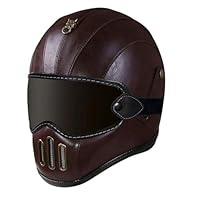 Vintage Motorradhelm Integral - DOT/ECE Geprüft Für Roller & Moped