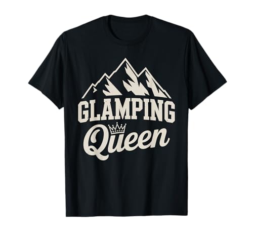 Funny Glamping Design for Women Girls RV Camping Glamping T-Shirt