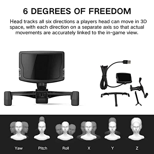 Trackir 5 / Tracknp 5 6dof Head Tracking Gaming Professional Infravermelho Óptico Head Posture Track