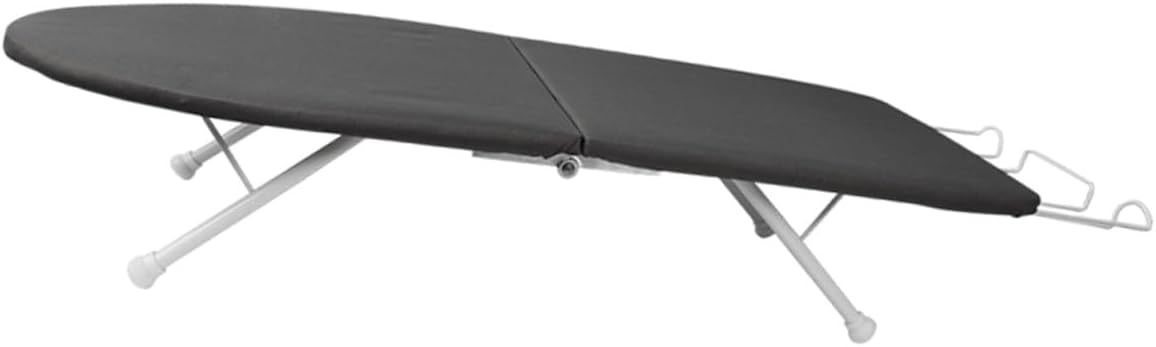 Folding Table Top Ironing Board Small Portable Clothes Ironing Rack with Foldable Frame for Household Use and Travel