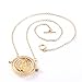 RandJ Hermione Rotating Time Turner Necklace Gold Hourglass Jewelry Presents