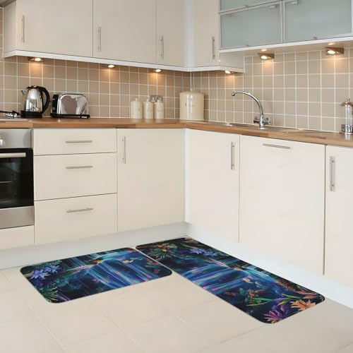 Alfombras de cocina con diseño de selva para un espacio cómodo y alegre 3
