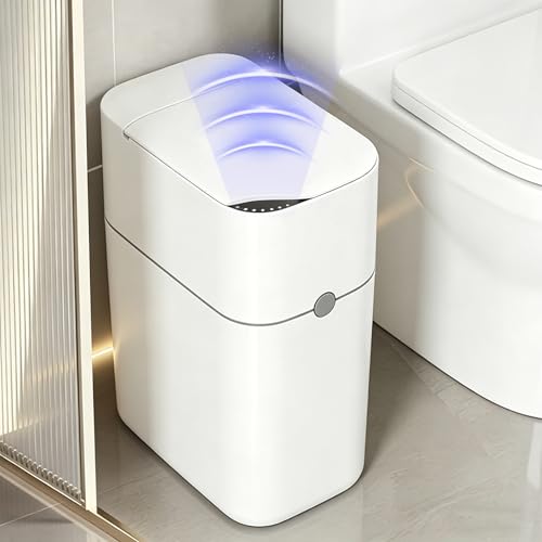 Caneca de Baño Automática con Sensor, 3 Galones, Rectangular