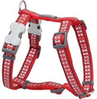 PetPath Dog Harness Reflective Red44; Small
