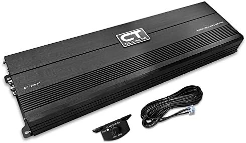 CT Sounds CT-2000.1D Compact Class D Car Audio Monoblock Amplifier, 2000 Watts RMS