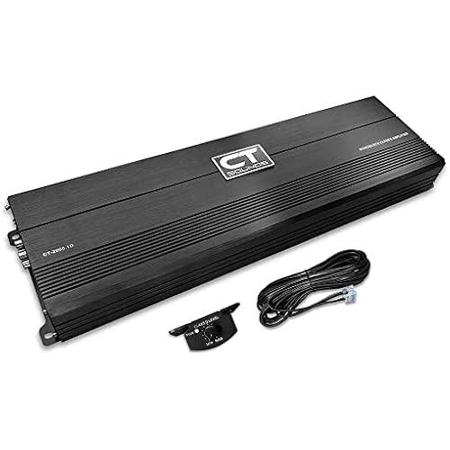 CT Sounds CT-2000.1D Compact Class D Car Audio Monoblock Amplifier, 2000 Watts RMS